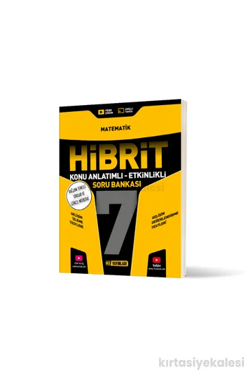 Hız Yayınları 7. Sınıf Hibrit Matematik Konu Anlatımlı Etkinlikli Soru Bankası