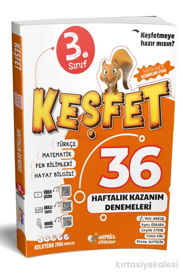 Meraklı Zihinler 3. Sınıf 36 Haftalık Kazanım Denemeleri