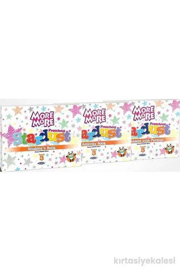 More &amp; More Preschool Stardust Level 3 - 3'lü Kitap Seti Kurmay ELT Yayınları