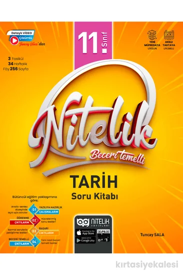 Nitelik Yayınları 11. Sınıf Tarih Beceri Temelli Soru Kitabı