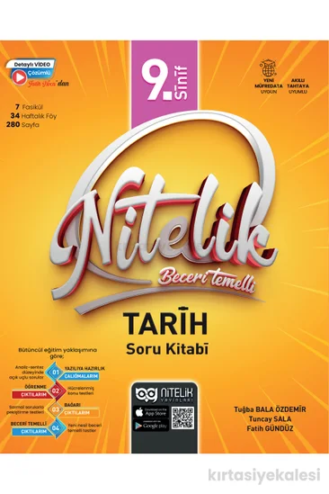 Nitelik Yayınları 9. Sınıf Tarih Beceri Temelli Soru Kitabı