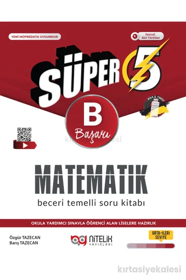 Nitelik Yayınları 5. Sınıf Süper Matematik B Soru Kitabı