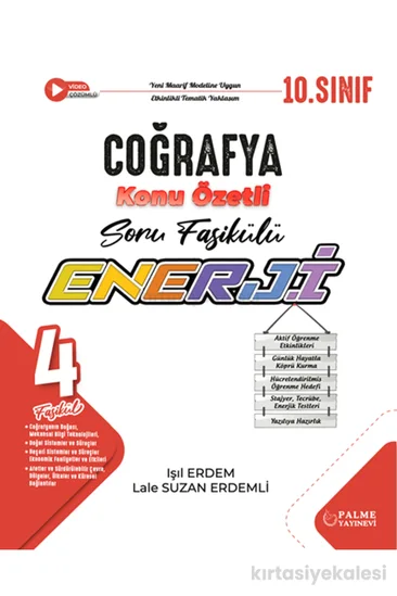 Palme Yayınevi 10. Sınıf Enerji Coğrafya Konu Özetli Soru Fasikülleri (4 Fasikül)
