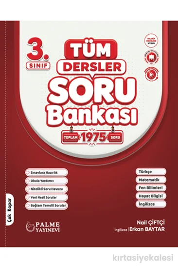Palme Yayınevi 3. Sınıf Tüm Dersler Soru Bankası