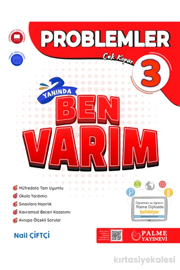 Palme Yayınevi 3. Sınıf Yanında Ben Varım Problemler Soru Kitabı