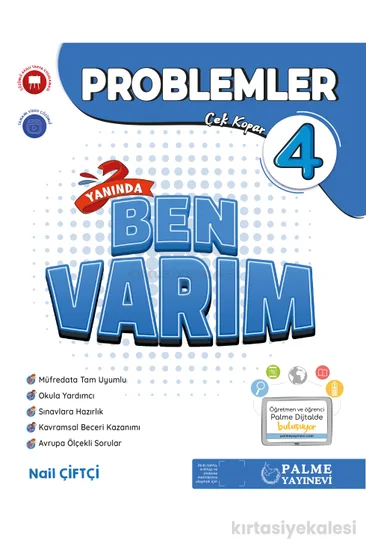Palme Yayınevi 4. Sınıf Yanında Ben Varım Problemler Soru Kitabı