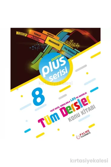 Palme Yayınevi 8. Sınıf Plus Serisi Tüm Dersler Konu Kitabı
