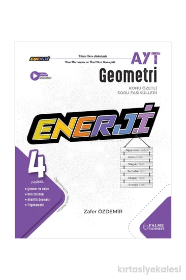Palme Yayınevi YKS AYT Enerji Geometri Konu Özetli Soru Fasikülleri (4 Fasikül)