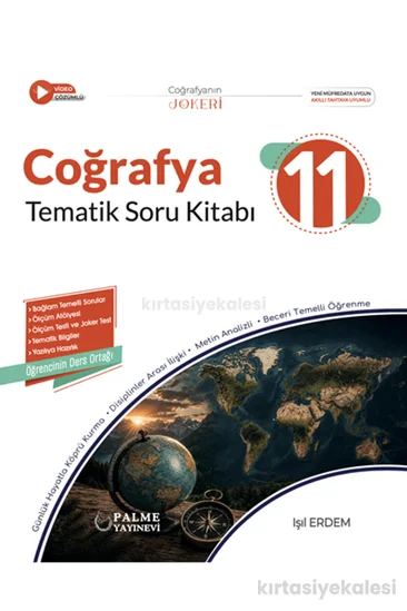 Palme Yayınevi 11. Sınıf Joker Coğrafya Tematik Soru Kitabı