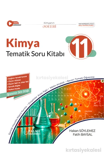 Palme Yayınevi 11. Sınıf Joker Kimya Tematik Soru Kitabı
