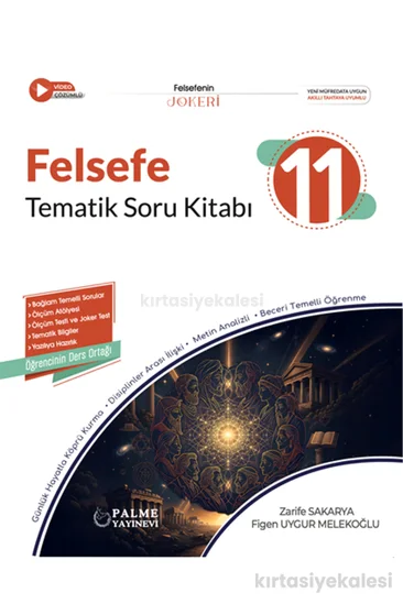 Palme Yayınevi 11. Sınıf Joker Felsefe Tematik Soru Kitabı