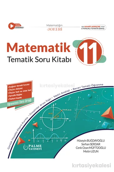 Palme Yayınevi 11. Sınıf Joker Matematik Tematik Soru Kitabı