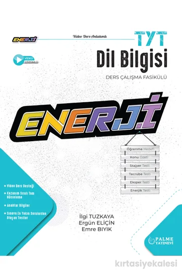 Palme Yayınevi TYT Enerji Dil Bilgisi Ders Çalışma Fasikülü