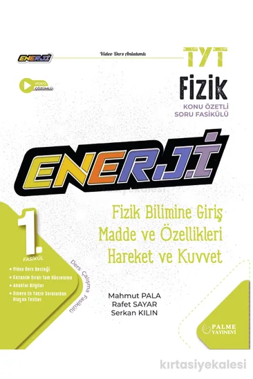 Palme Yayınevi YKS TYT Enerji Fizik Konu Özetli Soru Fasikülleri (4 Fasikül)