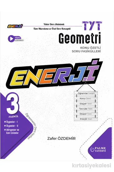 Palme Yayınevi YKS TYT Enerji Geometri Konu Özetli Soru Fasikülleri (3 Fasikül)