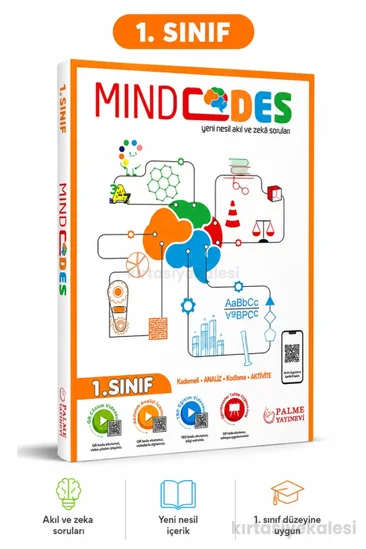Palme Yayınevi 1. Sınıf Mind Codes Akıl Kodları Kitabı