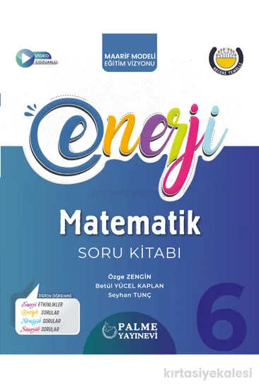 Palme Yayınevi 6. Sınıf Enerji Matematik Soru Kitabı