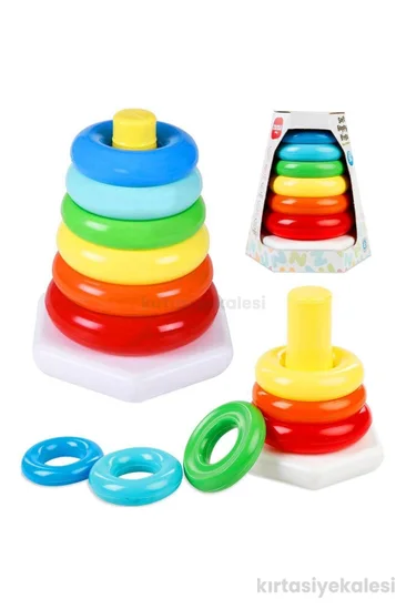 Zuzu Toys Neşeli Halkalar Eğitici Oyuncak Seti ZZ-4106